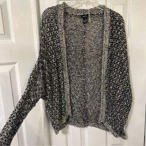 Black & White Lightweight Cardigan